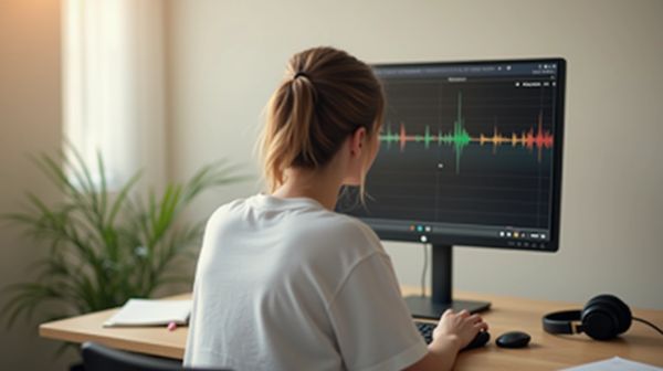 Audio to text transcription service with transcri